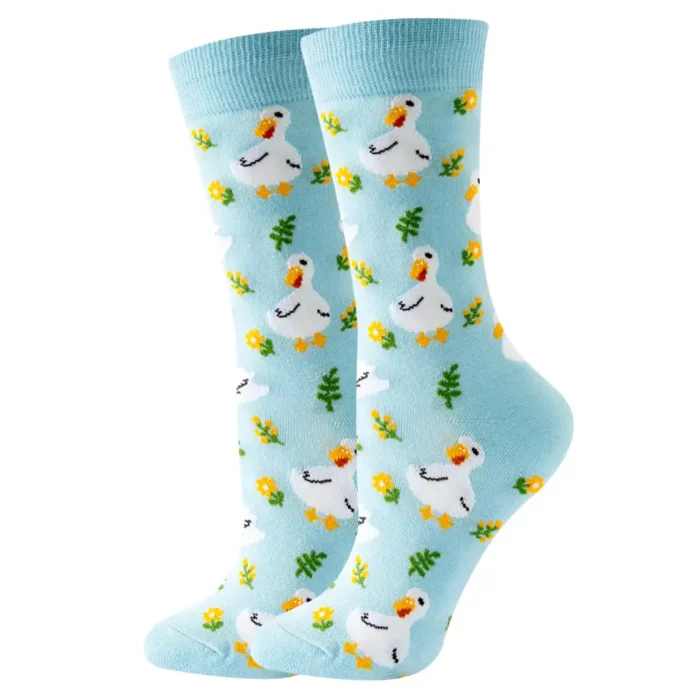 Cute Goose Colorful Socks