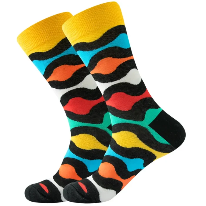 Hypnotic Waves Color Sock