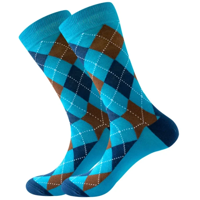 Rhombuses of Different Colors Socks