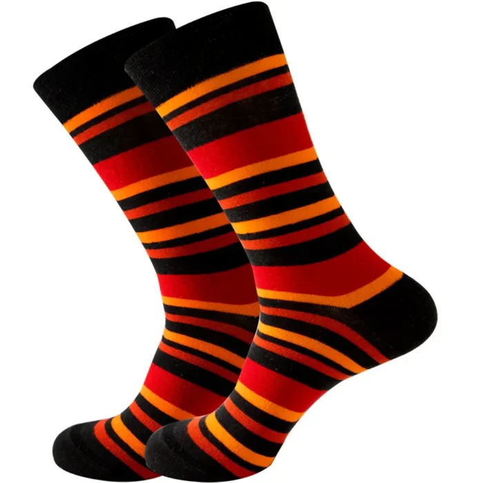 Saturated Lines Color Socks
