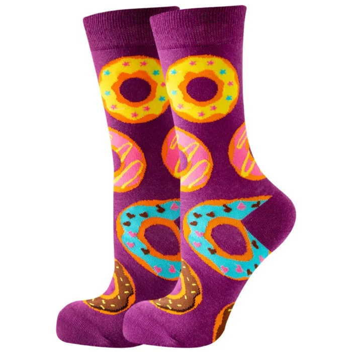 Sweet Donuts Colorful Socks