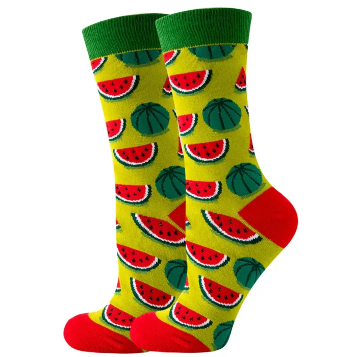 Sweet Watermelons Colorful Socks
