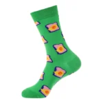 Toast With Egg Colorful Socks