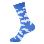 White Сlouds Colorful Socks