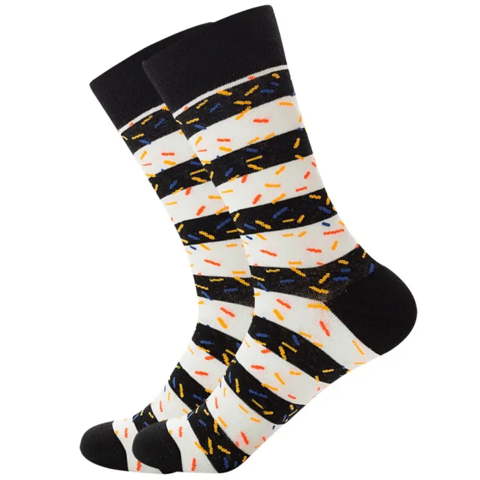 Zebra Lines Colorful Socks