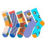 Multicolor Colorful Socks 5-set