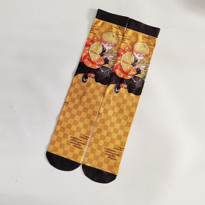 Demon Slayer Anime Cartoon Adult Socks