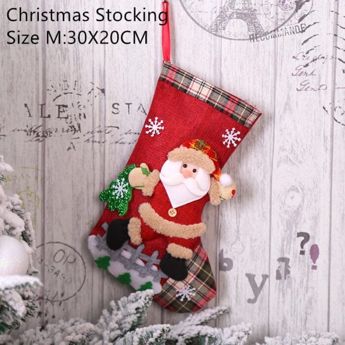 Mini Santa Sack Christmas Gift Stocking