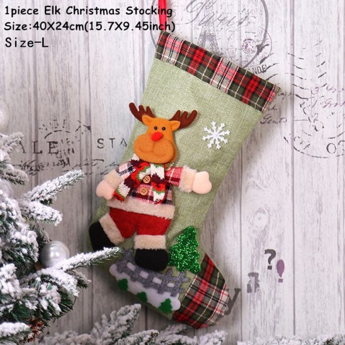 Santa Sack Christmas Stocking Decor