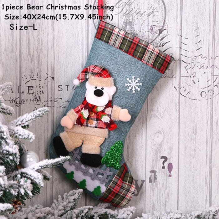 Santa Sack Christmas Stocking Decor