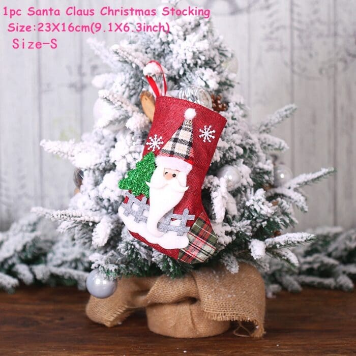 Santa Sack Christmas Stocking Decor