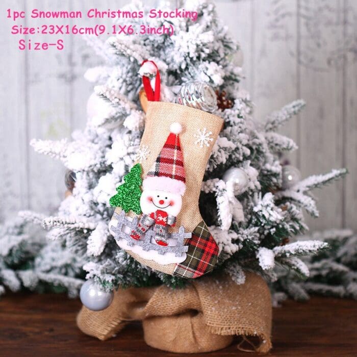 Santa Sack Christmas Stocking Decor