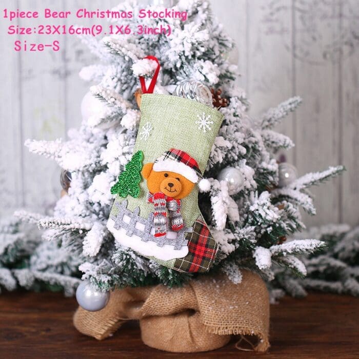 Santa Sack Christmas Stocking Decor