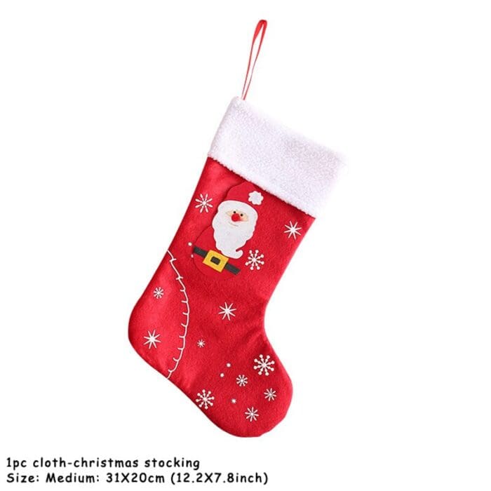 Santa Sack Christmas Stocking Decor