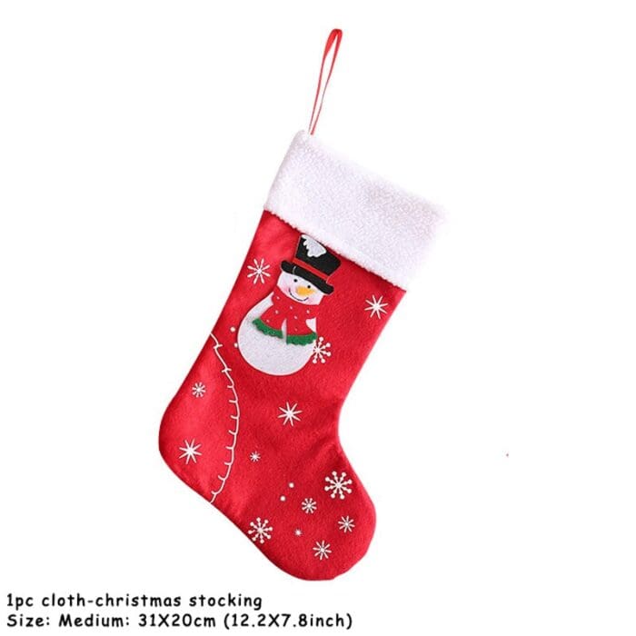 Santa Sack Christmas Stocking Decor