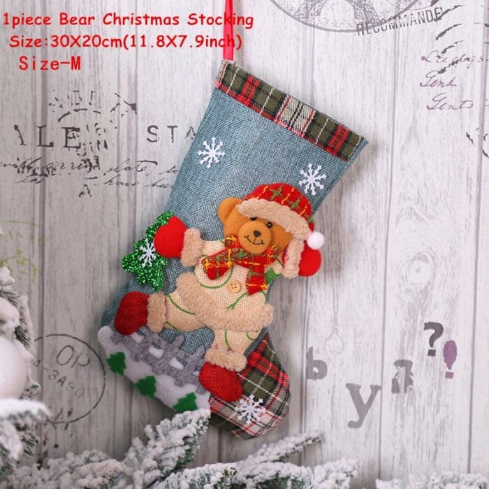 Santa Sack Christmas Stocking Decor