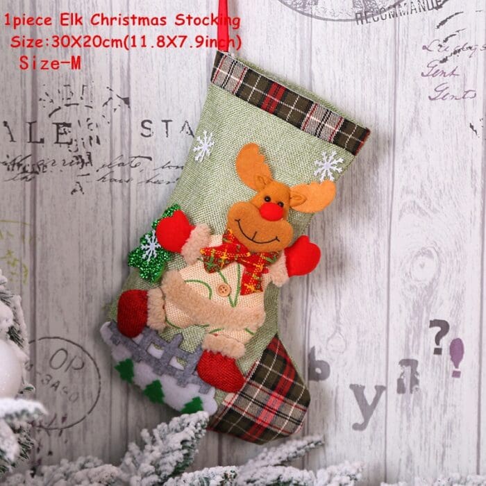 Santa Sack Christmas Stocking Decor