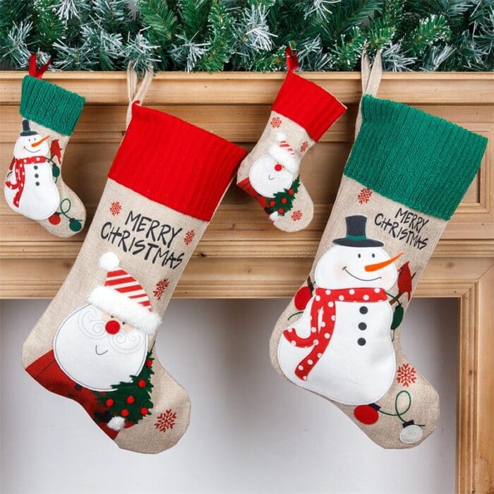 Santa Sack Christmas Stocking Decor