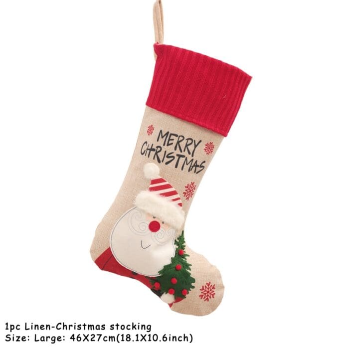 Santa Sack Christmas Stocking Decor