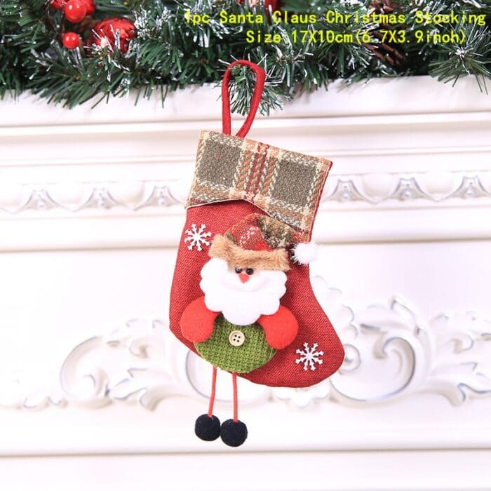 Santa Sack Christmas Stocking Decor