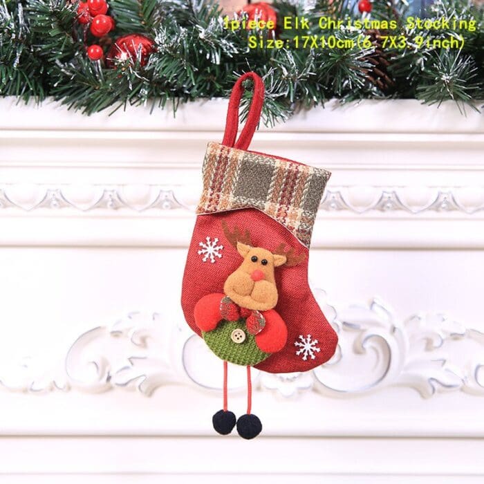 Santa Sack Christmas Stocking Decor