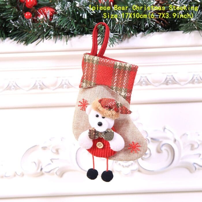 Santa Sack Christmas Stocking Decor