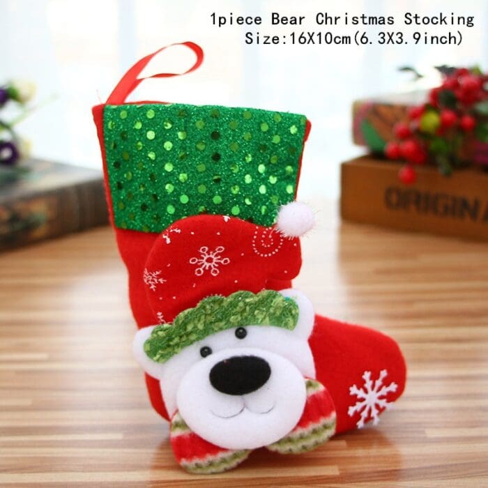 Santa Sack Christmas Stocking Decor