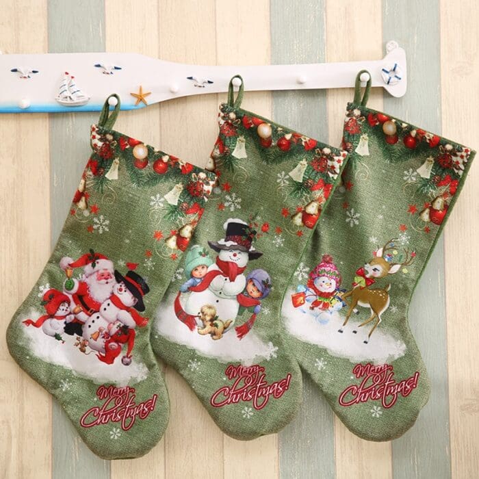 Santa Sack Christmas Stocking Decor