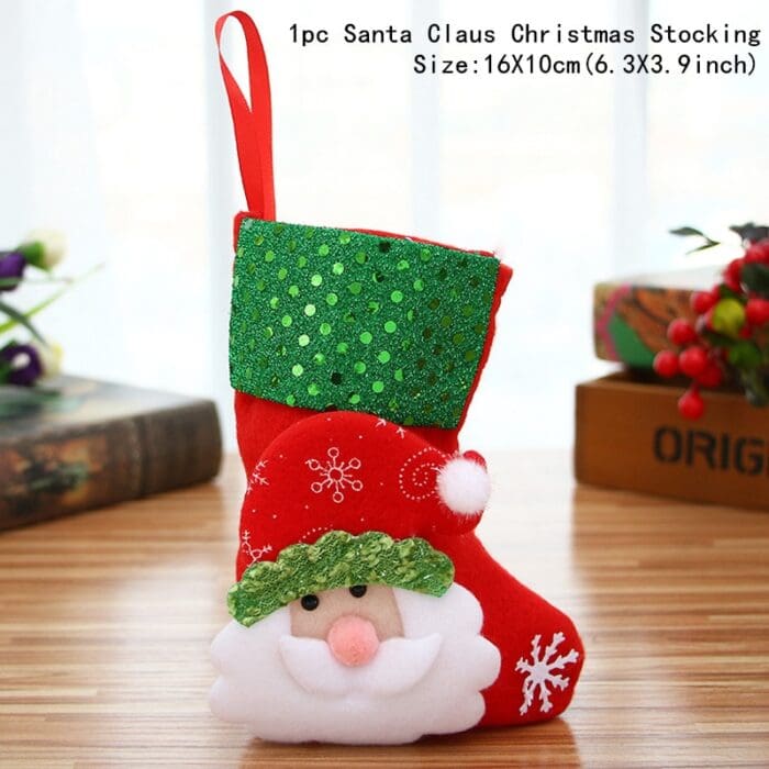 Santa Sack Christmas Stocking Decor