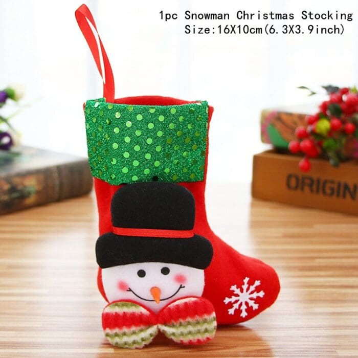 Santa Sack Christmas Stocking Decor