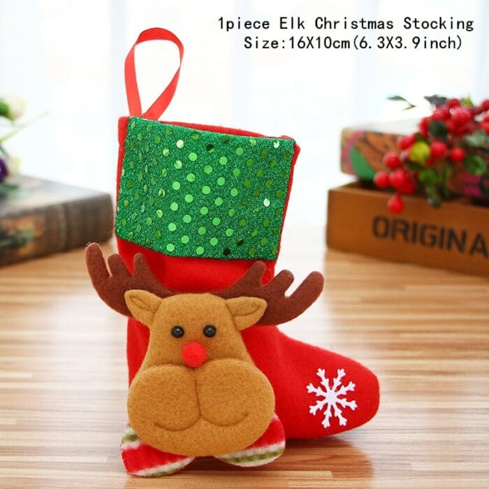 Santa Sack Christmas Stocking Decor