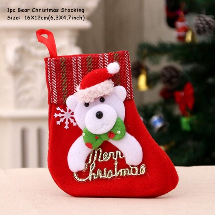 Santa Sack Christmas Stocking Decor