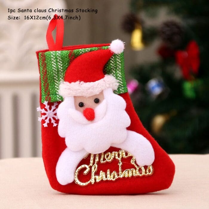 Santa Sack Christmas Stocking Decor