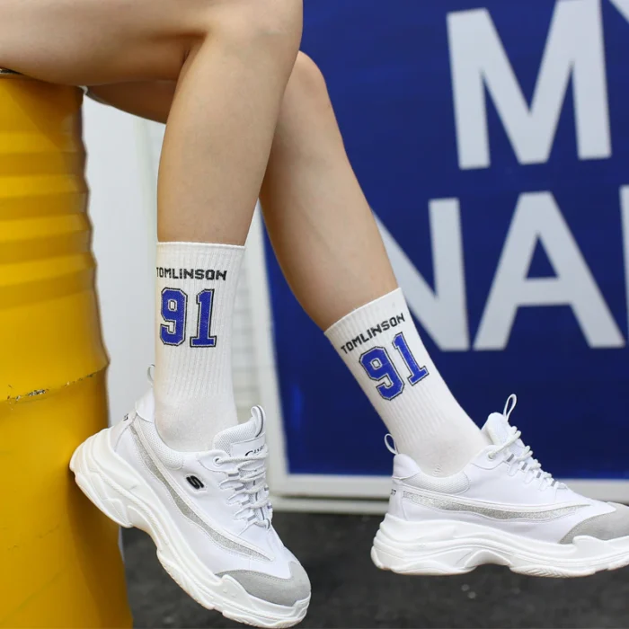 Trendy high quality fashion socks