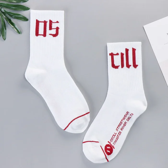 Trendy high quality fashion socks