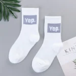Trendy high quality fashion socks