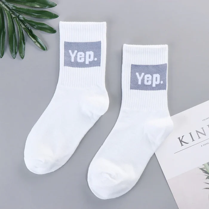 Trendy high quality fashion socks
