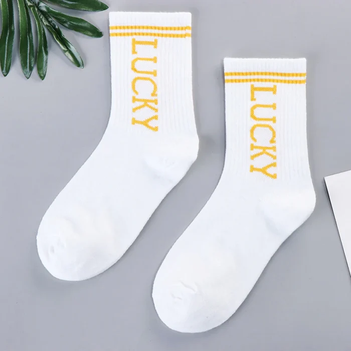 Trendy high quality fashion socks