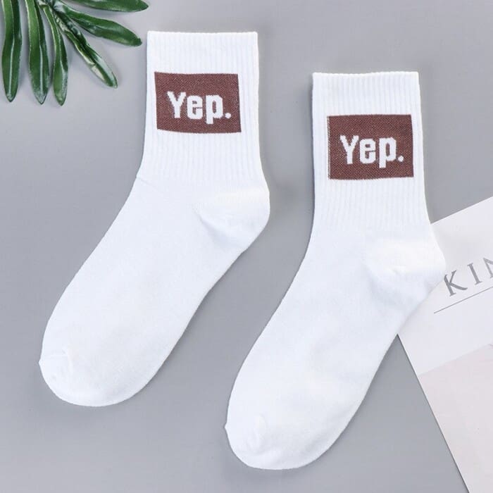 Trendy high quality fashion socks
