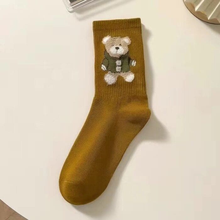 Winter Thick Kawaii Bear Harajuku Socks