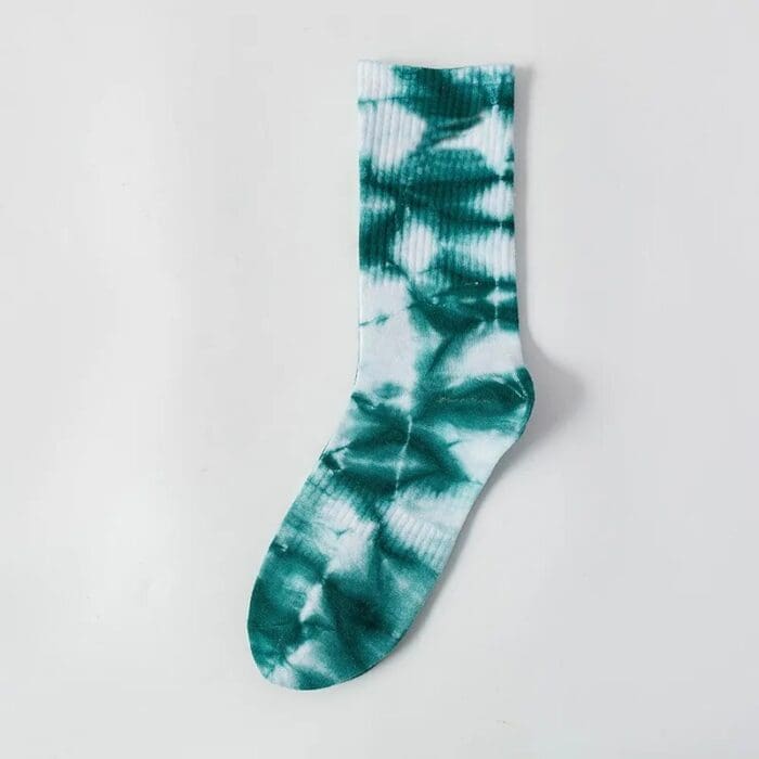 Tie-Dye Middle Tube Socks Harajuku Style