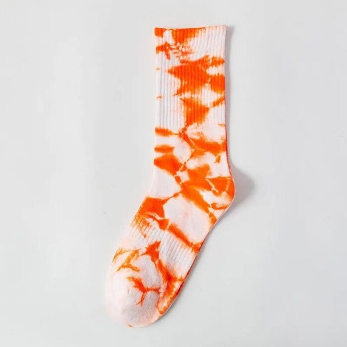 Tie-Dye Middle Tube Socks Harajuku Style