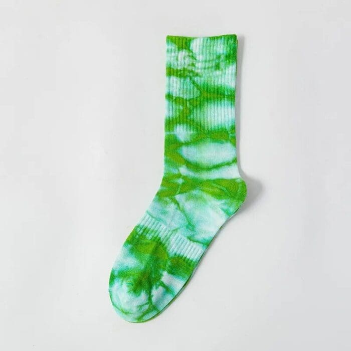 Tie-Dye Middle Tube Socks Harajuku Style