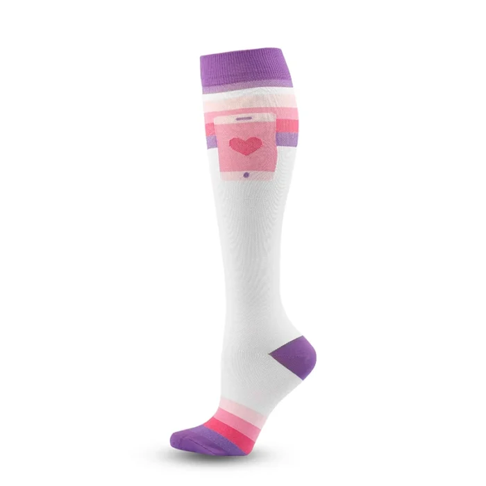 Breathable Nursing Socks for Running, Hiking & Travel