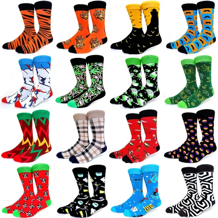 Cool Colorful Men's Socks