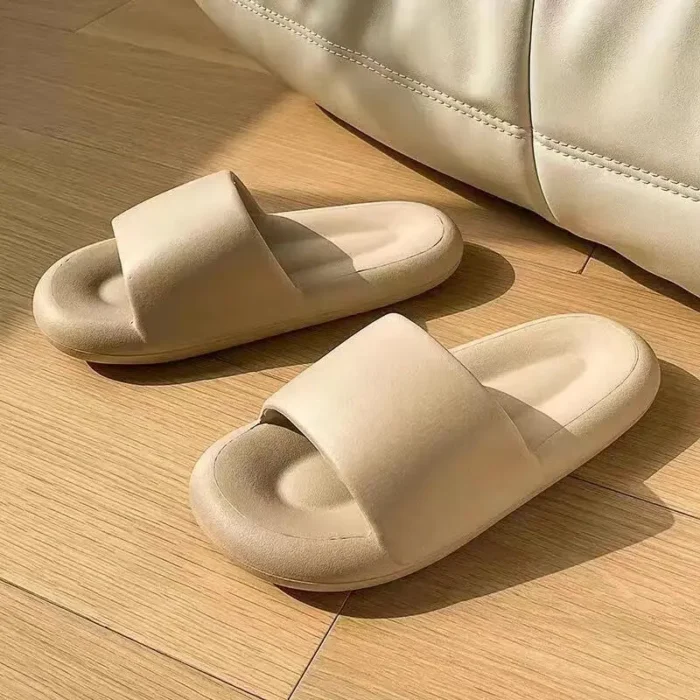 Elegant High-Heeled Summer Slippers Indoor Beach Flip Flops