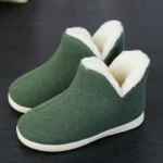 Family Unisex Suede Home Slippers Velvet Indoor Footwear