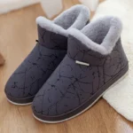 Female Winter Unisex Plus Size Casual Plush House Shoes