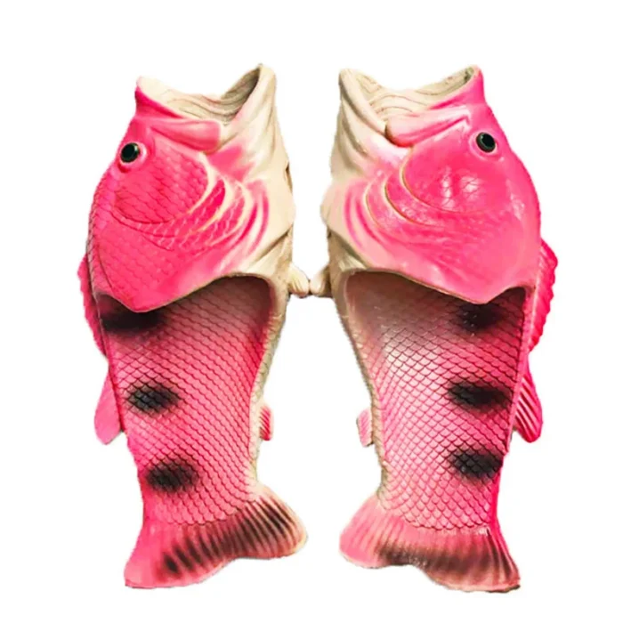 Funny Fish Slippers for Men | Family House Shoes