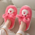 Home Indoor Slippers for Women | Winter Warm Cartoon Bear Slippers